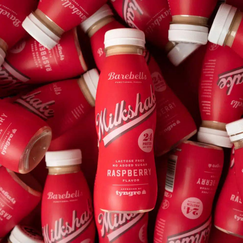 Barebells Raspberry Flavour High Protein Milkshake 330ml - Case of 8