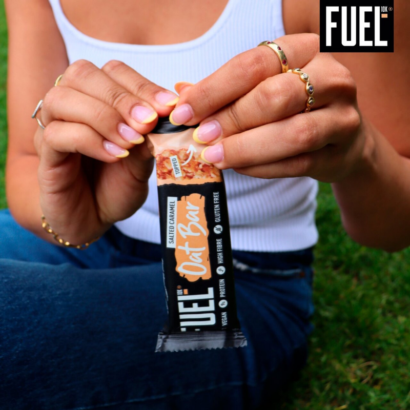 Fuel10k Salted Caramel Topped Oat bars (3 x 45g multipack) - Case of 10 multipacks