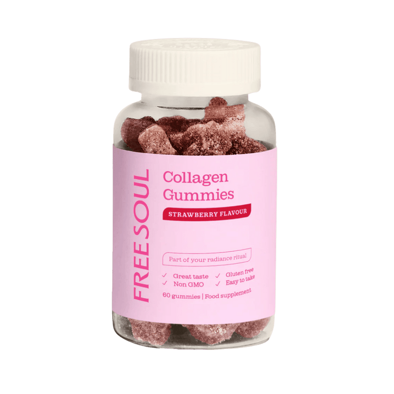 Free Soul Collagen Gummies Strawberry (60 Gummies)