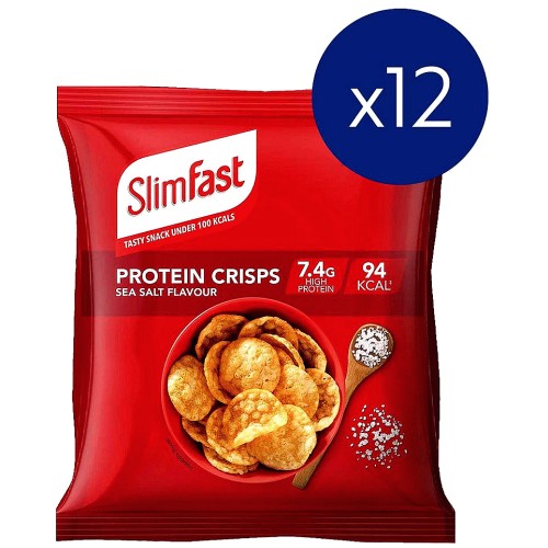 Slimfast Protein Crisps Sea Salt 23g - Case of 12