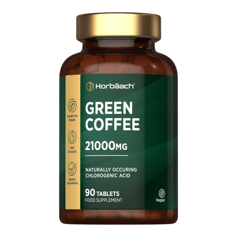 Horbaach Green Coffee Bean 21000mg 90 Vegan Tablets