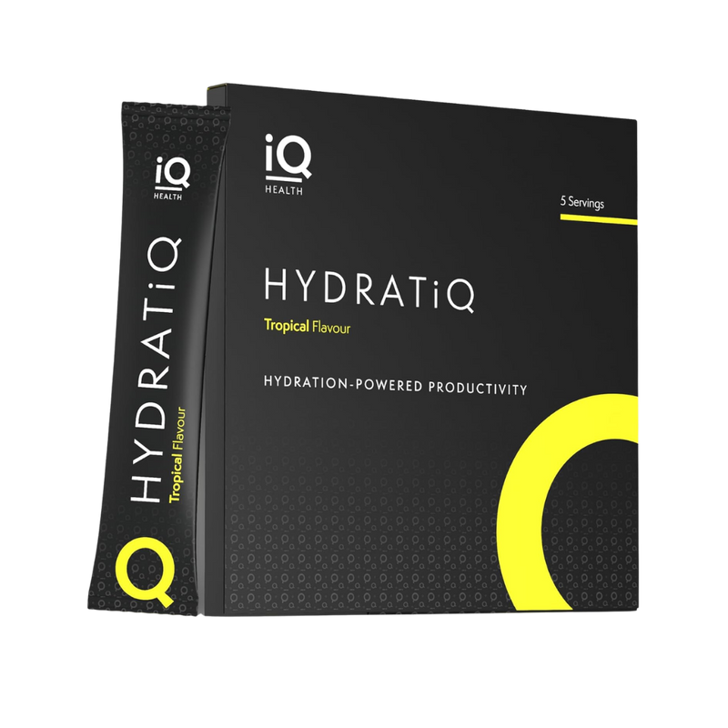 HYDRATiQ Electrolytes with Nootropics Tropical Flavour - Case of 5