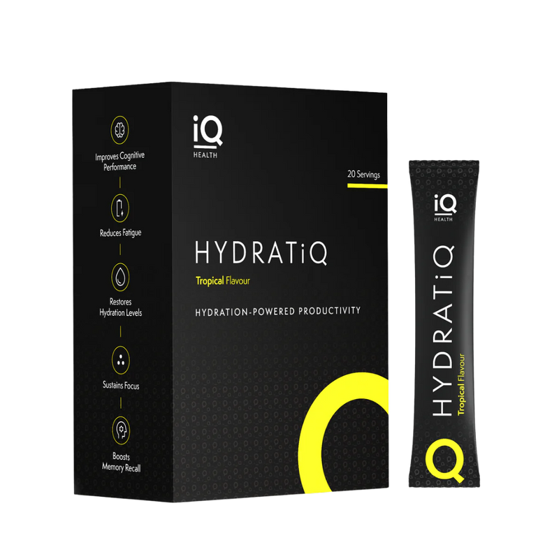 HYDRATiQ HYDRATiQ Electrolytes with Nootropics Tropical Flavour - Case of 20