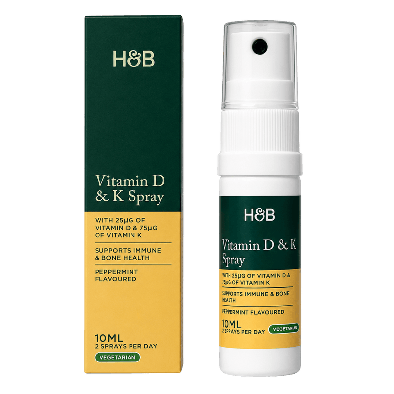 Holland & Barrett K2 And Vit D Spray Peppermint Flavour 10ml