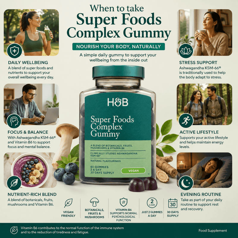 Holland & Barrett Organic Superfood Complex Gummy (60 Gummies)