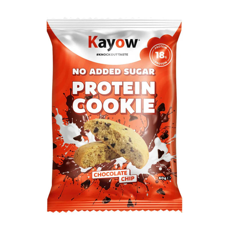 Kayow Protein Cookies Chocolate Chip 60g - Case of 12