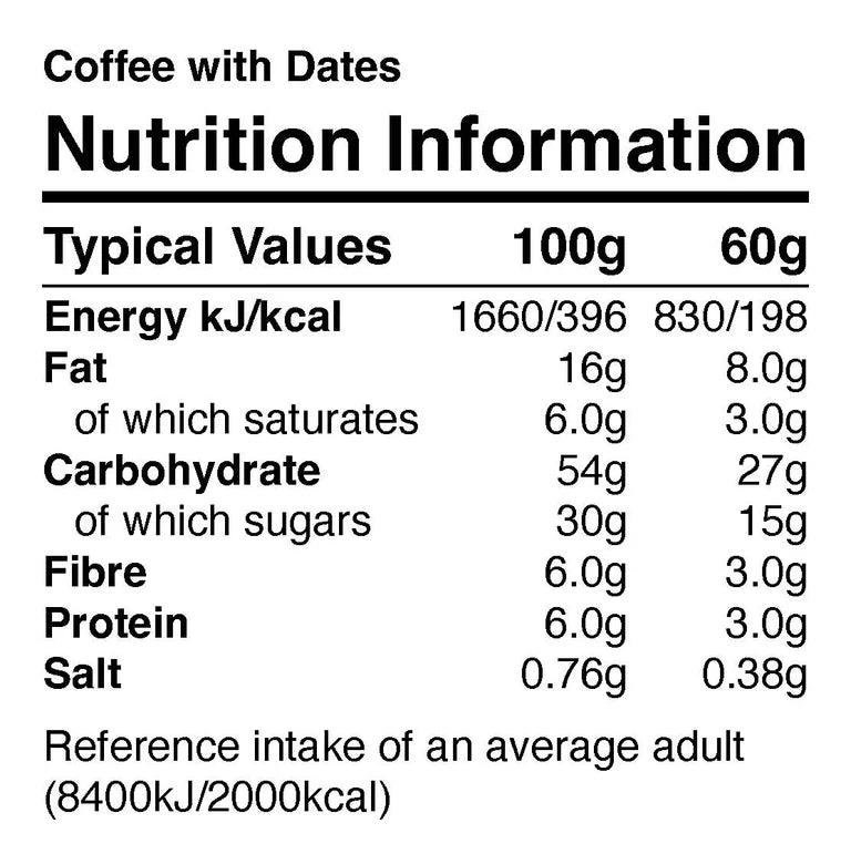 NutriFX Workfit Roast Coffee with Date Flavour Spark Bites (5 x 50g multipack)