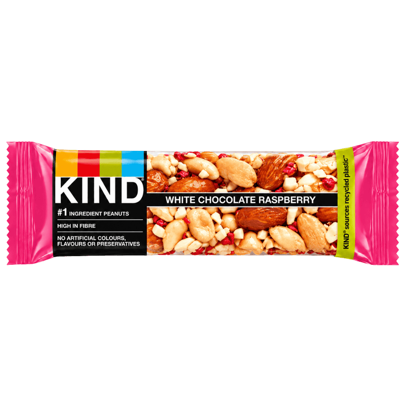 KIND White Chocolate Raspberry Bars 40g Case of 12