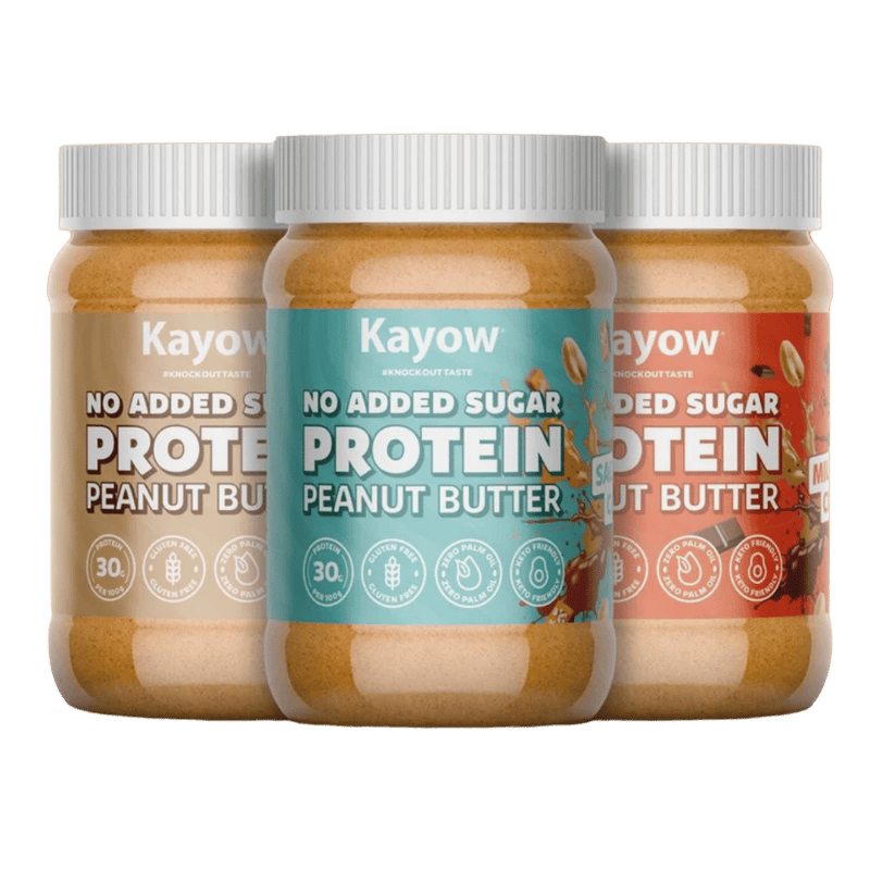 Kayow Protein Peanut Butter Variety bundle - 3 x 350g jars