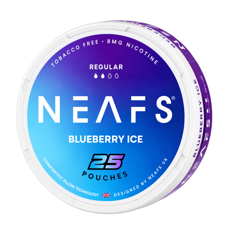 NEAFS Blueberry Ice Nicotine Pouches – 25 Pouches