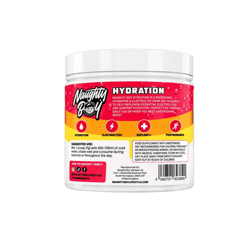 Naughty Boy Hydration Cherry Mango - 15 Servings