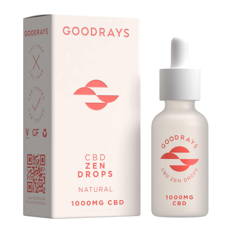 Goodrays CBD Oil Zen Drops 30ml (1000mg)