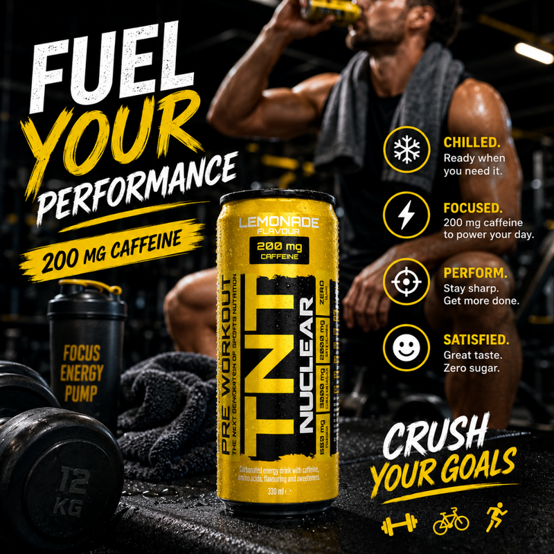 NXT Nutrition TNT Nuclear Lemonade 330ml - Case of 12