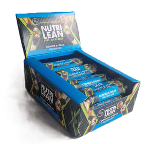 Nutrilean Cookies & Cream Protein bar 60g - Case of 12
