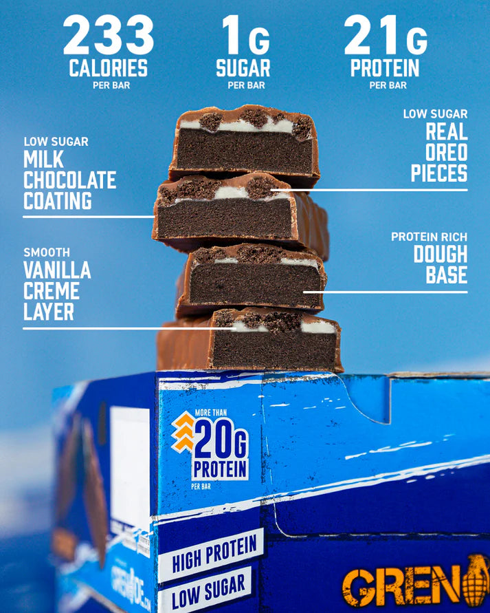Grenade Oreo Flavour Protein bar 60g - Case of 12