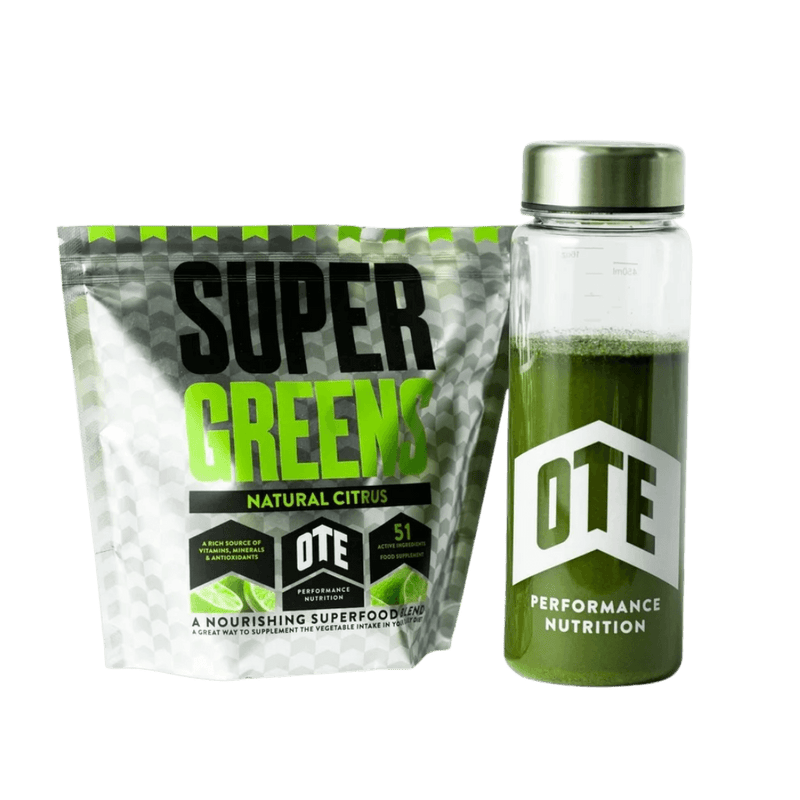 OTE Super Greens Powder Natural Citrus flavour 200g