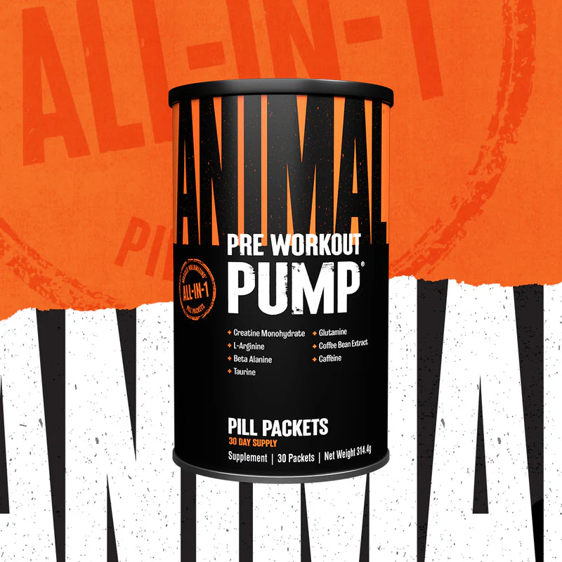 Animal Pump Pre-Workout Pill Packs 315g (30-day supply)