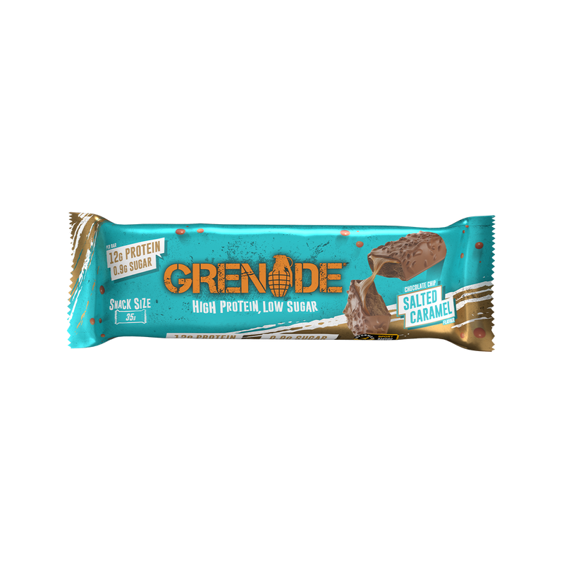 Grenade Chocolate Chip Salted Caramel Snack-Size Protein bar 35g - Case of 18
