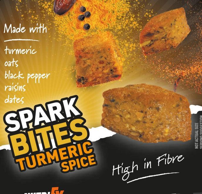 NutriFX Workfit Turmeric Spice Spark Bites (5 x 50g multipack)
