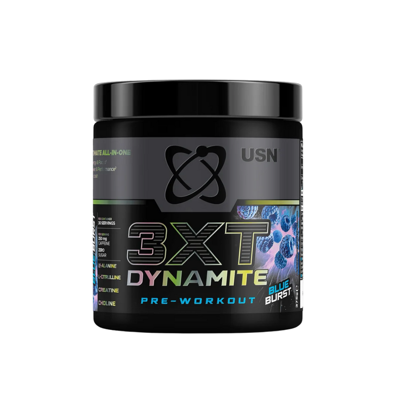 USN 3XT Dynamite High-Performance Pre-Workout BLUE RASPBERRY - 375g