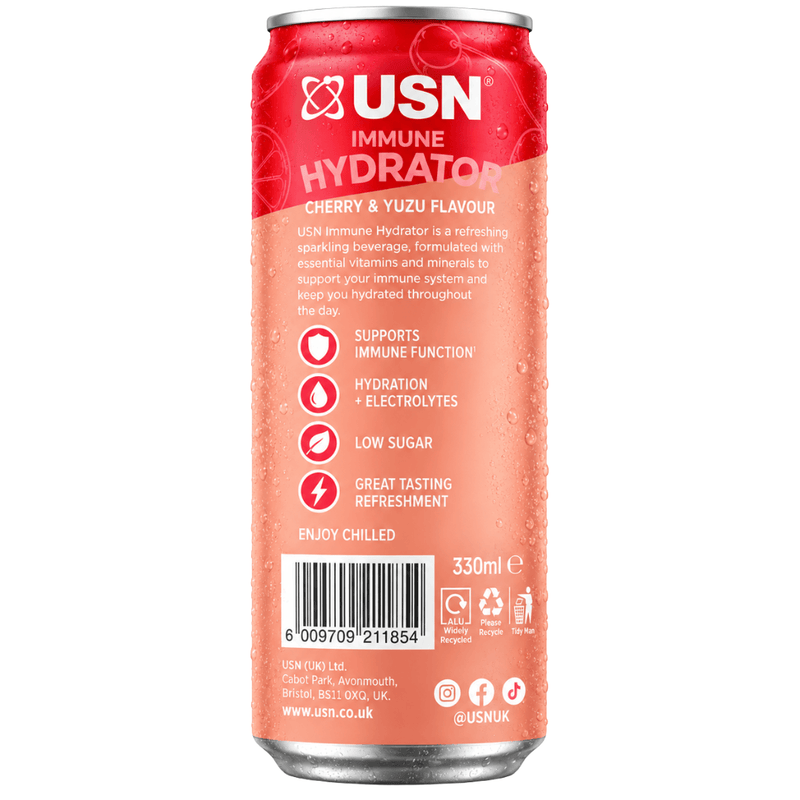 USN Hydrafizz Cherry & Yuzu 330ml Case of 12