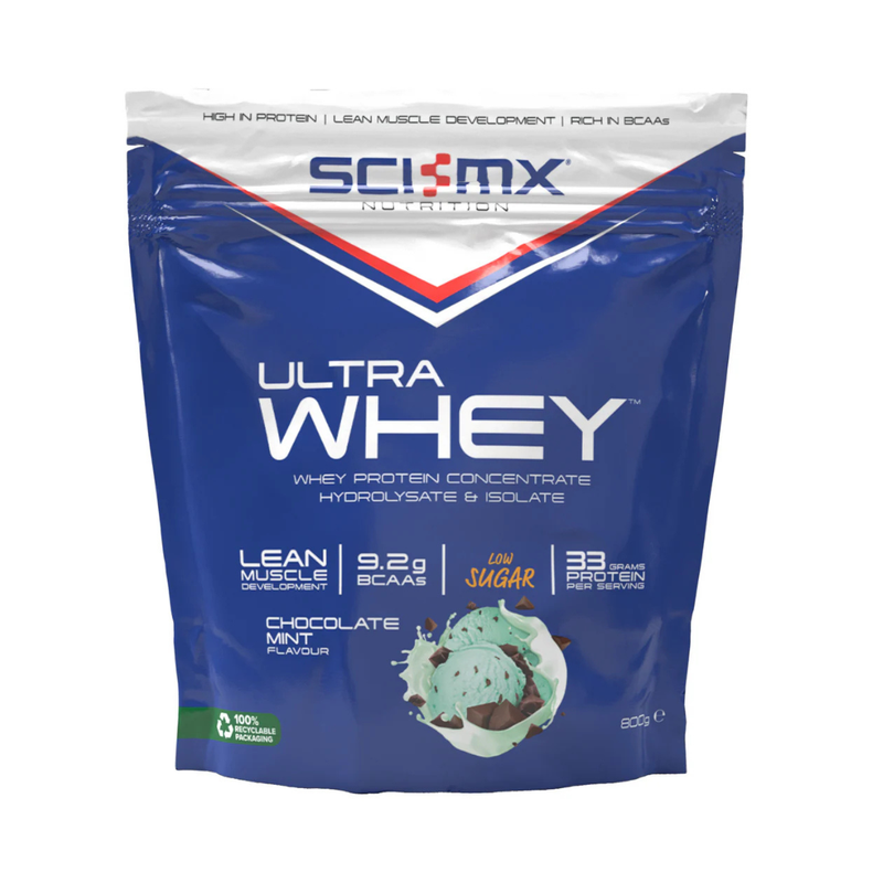 SCI-MX Ultra Whey Chocolate Mint 800g
