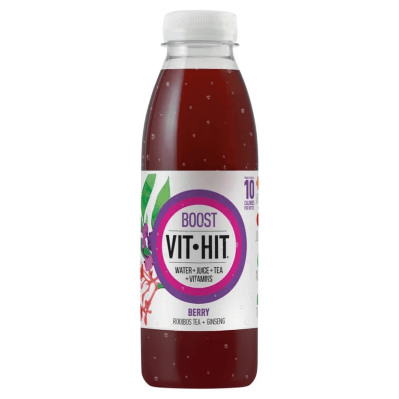 Vithit Boost Berry Flavour Vitamin Drink 500ml Case of 12