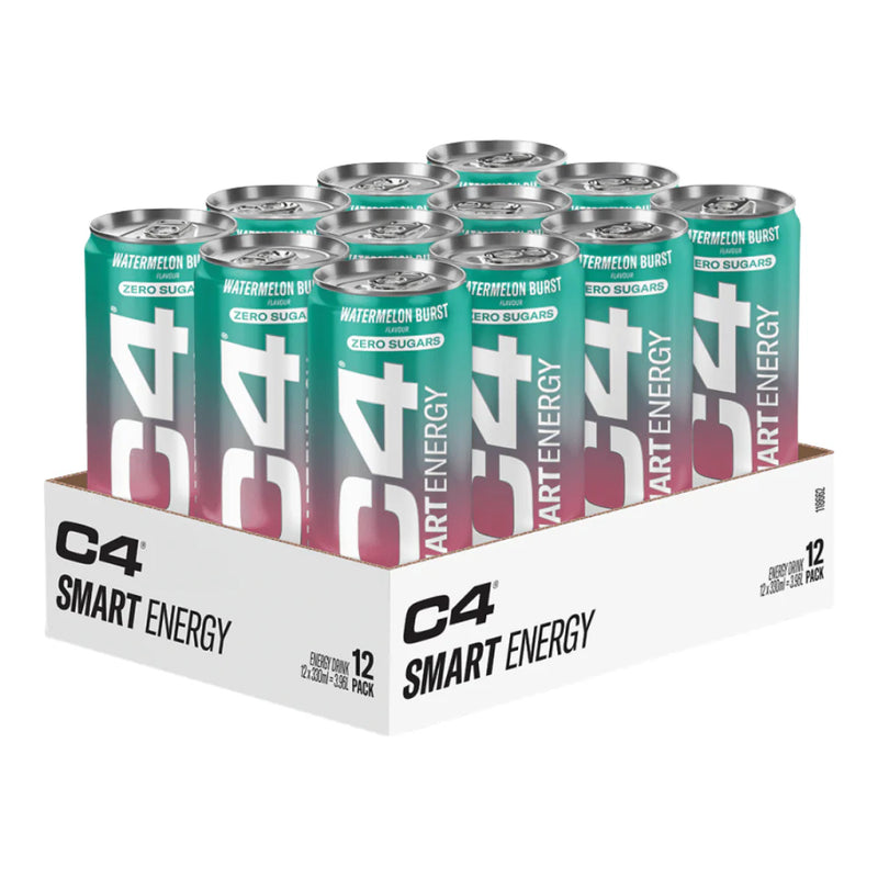 C4 Watermelon Burst Flavour Energy Drink 330ml - Case of 12