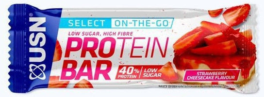 USN Select Protein Strawberry Cheesecake flavour bar 40g