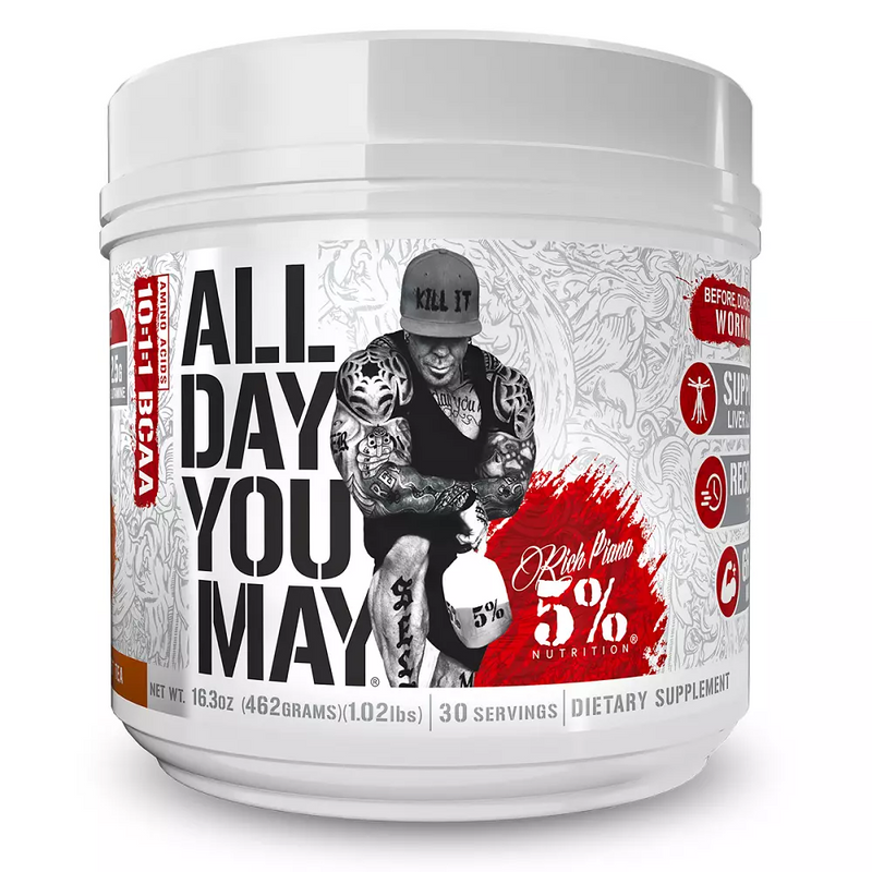 Rich Piana 5% Nutrition AllDayYouMay Legendary Series Mango Pineapple BCAA 465g