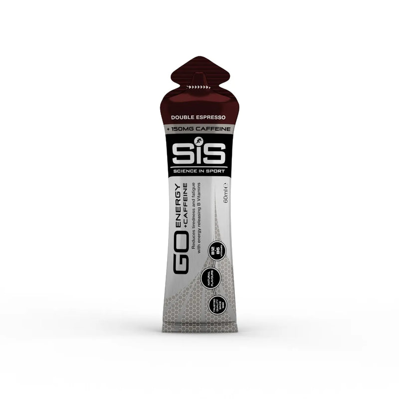 SIS Science In Sport GO Energy + Caffeine Gel Double Espresso 60ml - Case of 6