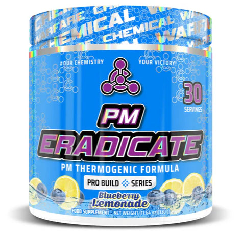 Chemical Warfare PM Eradicate Blueberry Lemonade Thermogenic Formula 330g