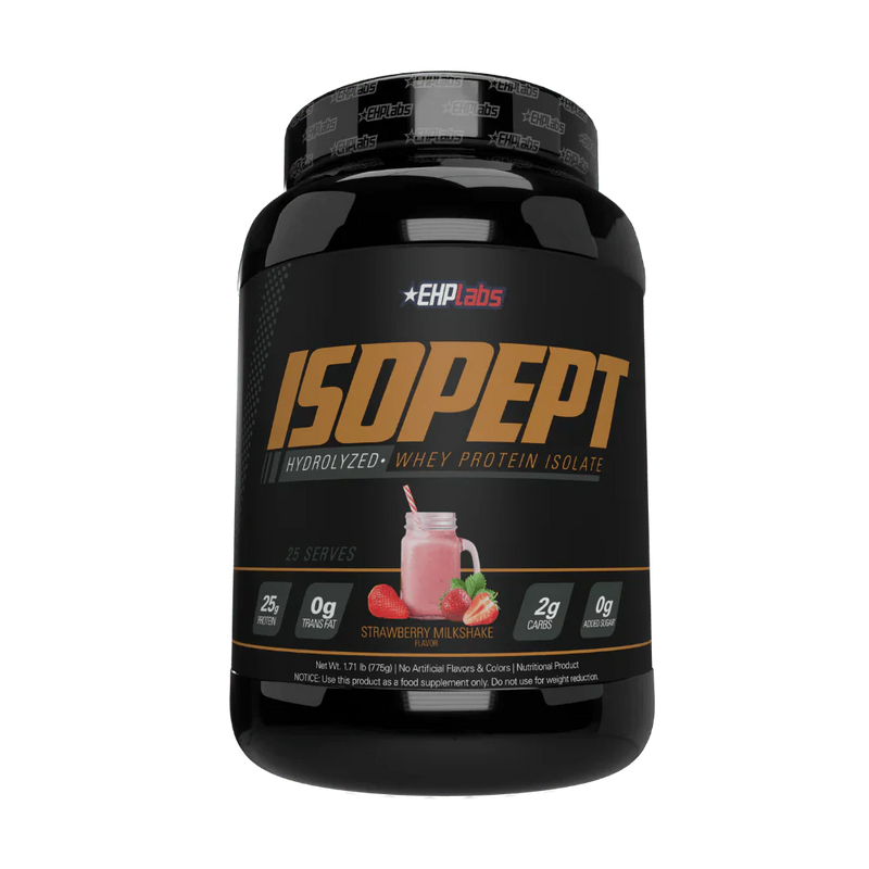 EHP Labs Isopept Hydrolyzed Whey Protein Strawberry Milkshake 775g