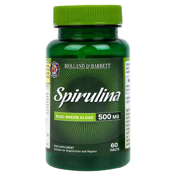 Holland & Barrett Spirulina 500mg (60 tablets)