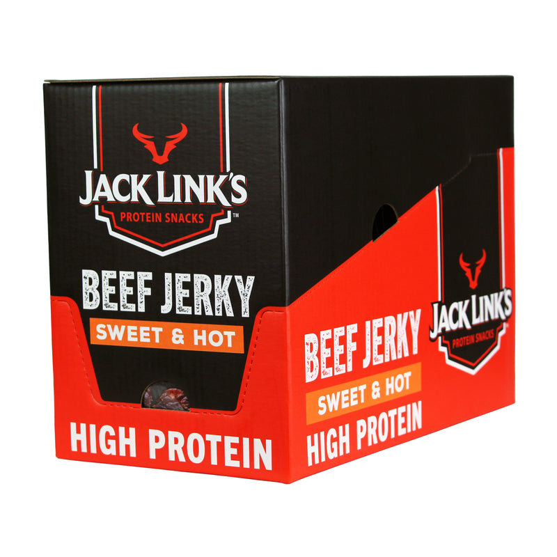 Jack Links Sweet & Hot Beef Jerky 60g - Case of 12