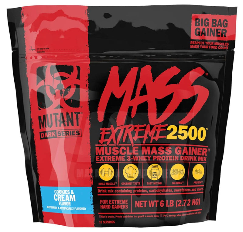 Mutant Mass Extreme 2500 Cookies & Cream Flavour 2.72kg