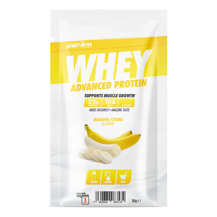 Per4m Advanced Whey Protein Sachet Banana Creme 30g (1 serving)