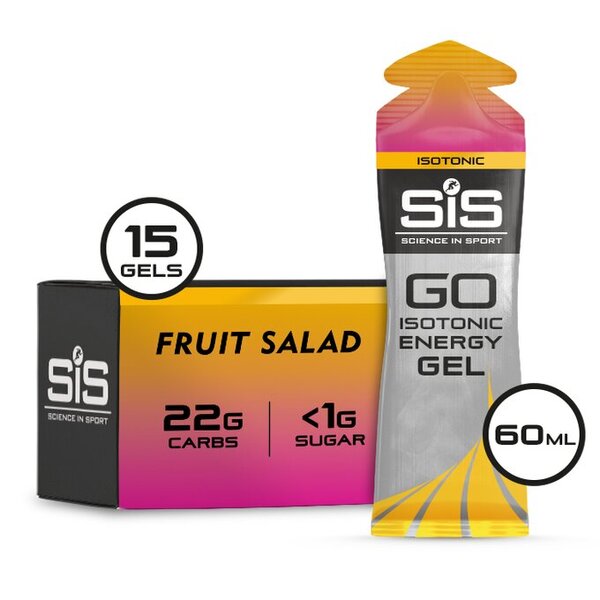SIS Science In Sport Go Isotonic Energy Gel Fruit Salad 60ml - Case of 15