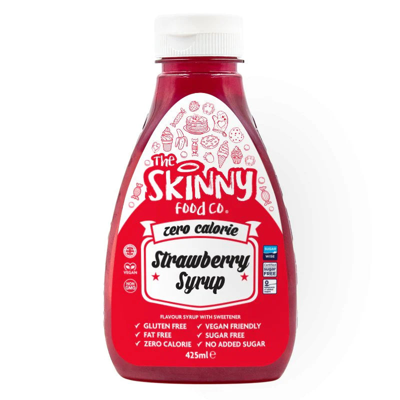 The Skinny Food Co Skinny Syrup Strawberry Flavour 425ml