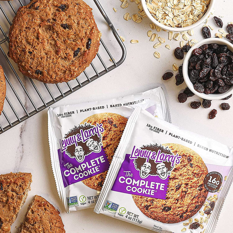 Lenny & Larry's Complete Cookie Oatmeal Raisin Flavour 113g - Case of 12
