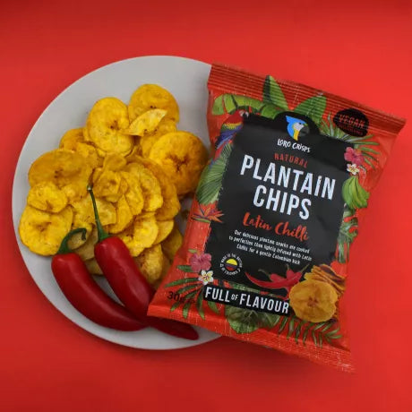 Loro Crisps Natural Plantain Chips, Latin Chilli Flavour 30g