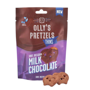 Olly's Milk Chocolate Coated Pretzel Thins 90g