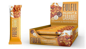 Fulfil Chocolate Peanut & Caramel Flavour Vitamin And Protein bar 40g - Case of 15 Multisave