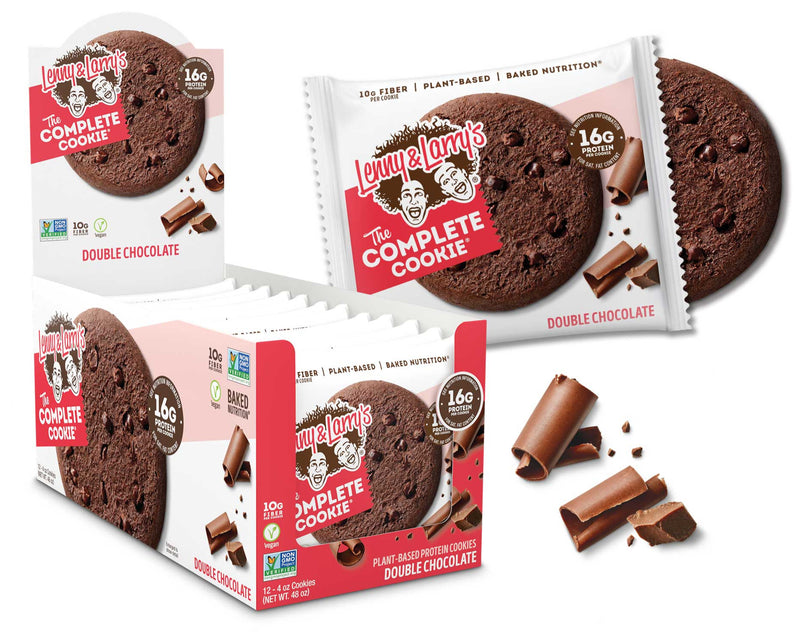Lenny & Larry's Double Chocolate Flavour "The Complete Cookie" Protein Cookie 113g - Case of 12