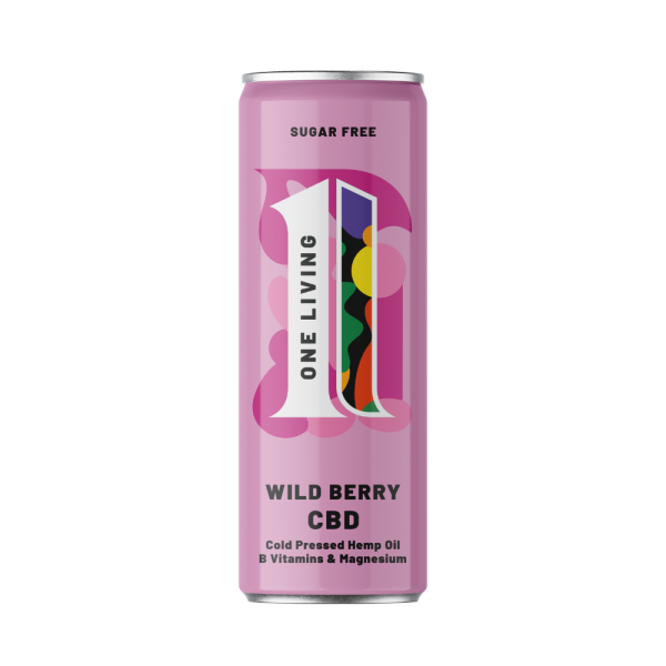 One Living Wild Berry CBD Drink 250ml - Case of 12