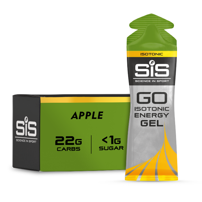 SIS Science In Sport GO Isotonic Energy Gel Apple 60ml - Case of 15 [Best Before: 31/01/2026]