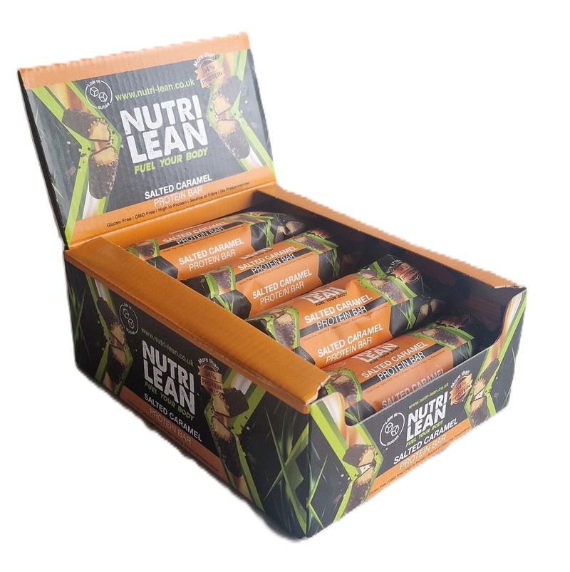 Nutrilean Salted Caramel Protein bar 60g - Case of 12 [Best Before: 30/11/2025]