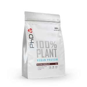 PHD 100% Plant Belgian Chocolate Vegan Protein Powder 1kg