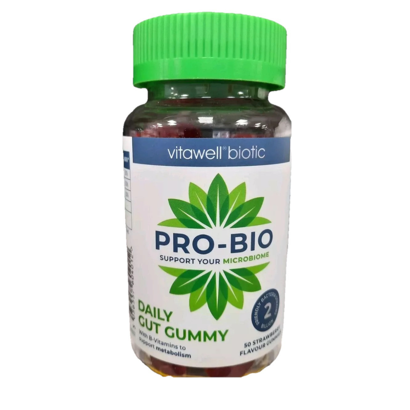 Vitawell Pro-Bio Daily Probiotic Gut Gummy (50 gummies) [Best Before: 10/02/2026]