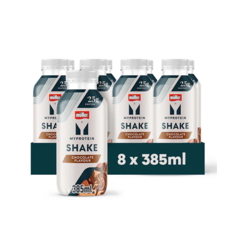 Myprotein x Muller Protein Shake Chocolate 385ml - Case of 8 [Best Before: 12/11/2025]